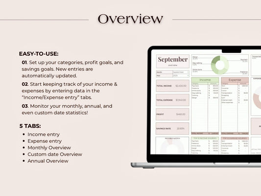 Income and Expense Tracker | Google Sheets